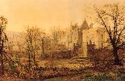 Atkinson Grimshaw Knostrop Hall, Early Morning oil painting picture wholesale
